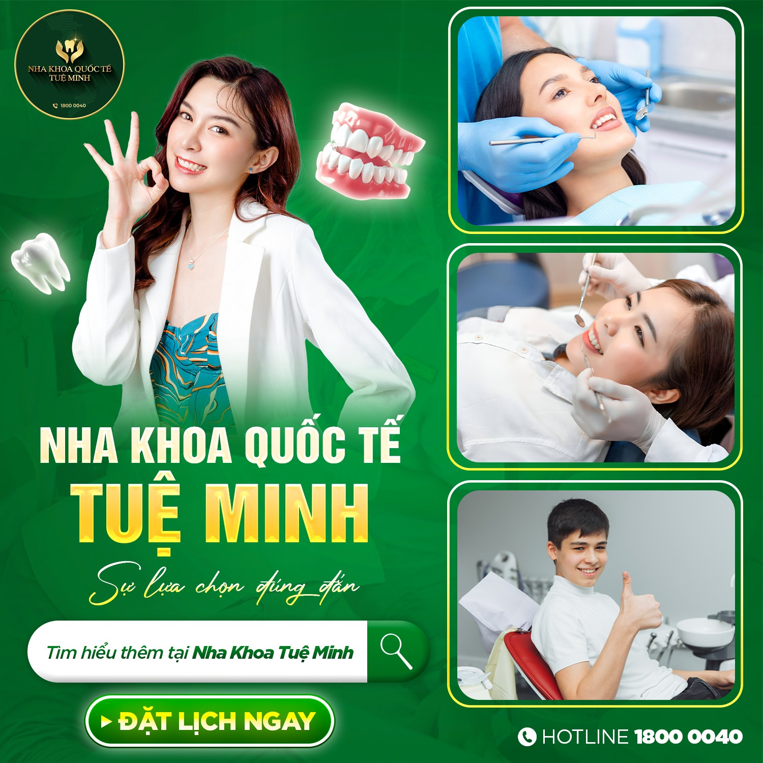 NHA KHOA QUỐC TẾ TUỆ MINH – SỰ LỰA CHỌN ĐÚNG ĐẮN CHO NỤ CƯỜI HOÀN HẢO!