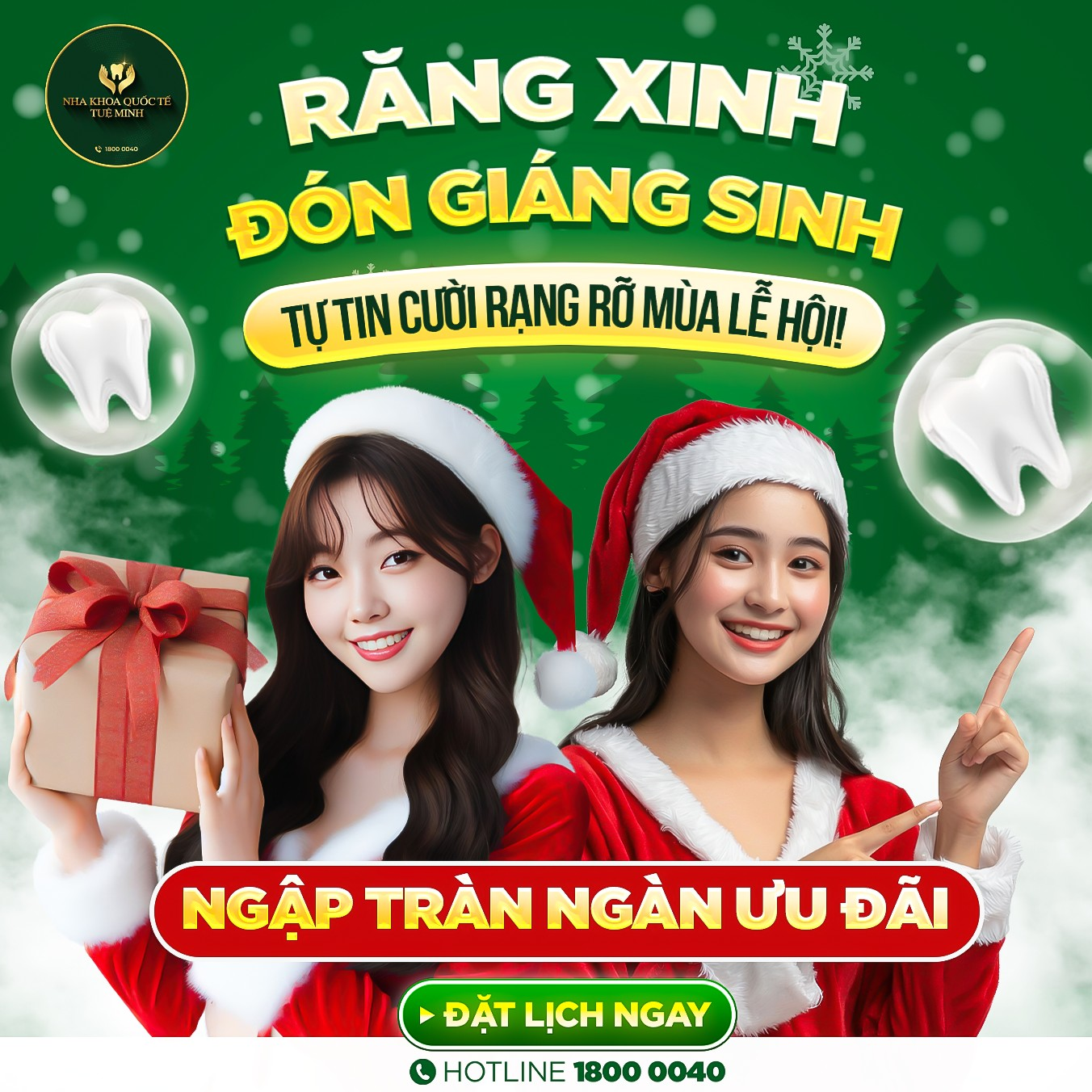 RĂNG XINH ĐÓN GIÁNG SINH – TỰ TIN CƯỜI RẠNG RỠ MÙA LỄ HỘI!