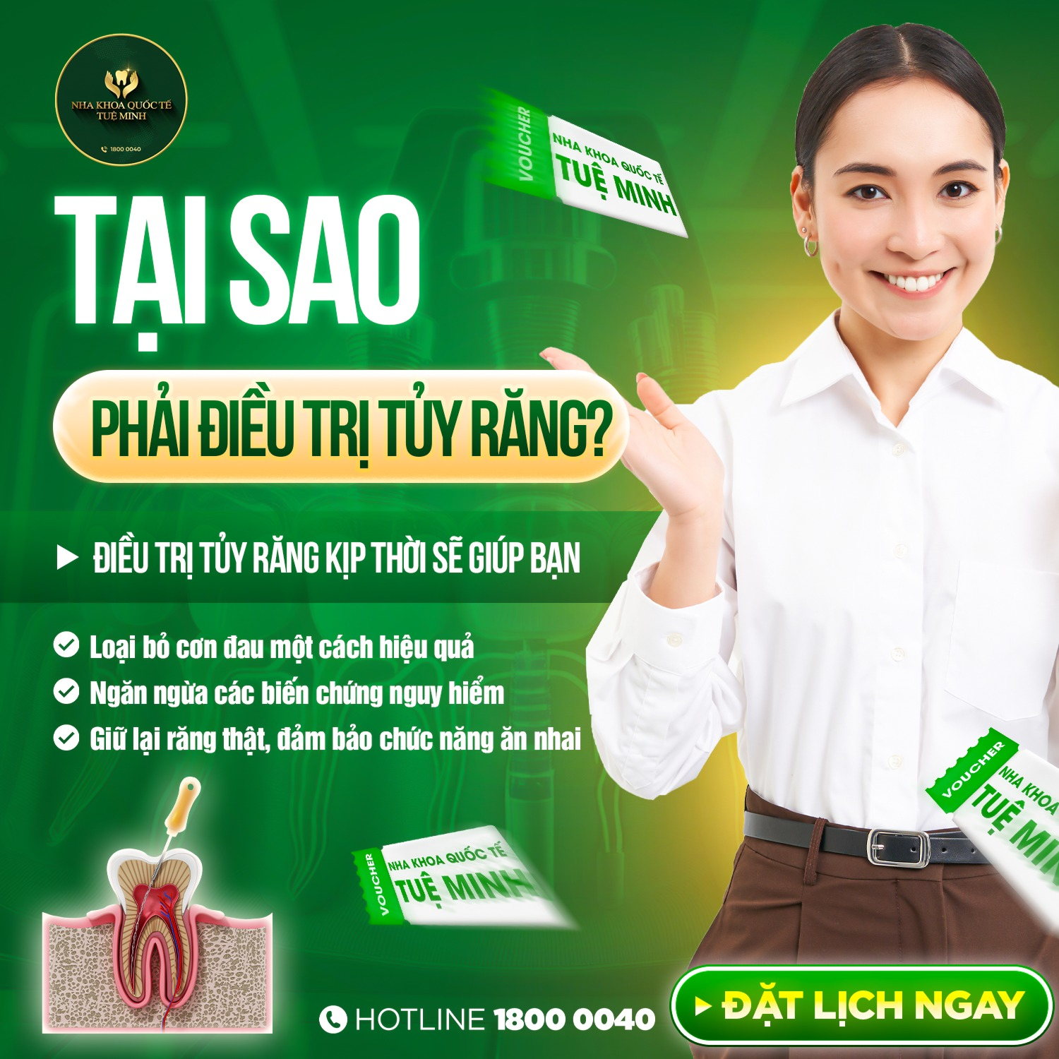 Tại sao phải điều trị tủy răng?