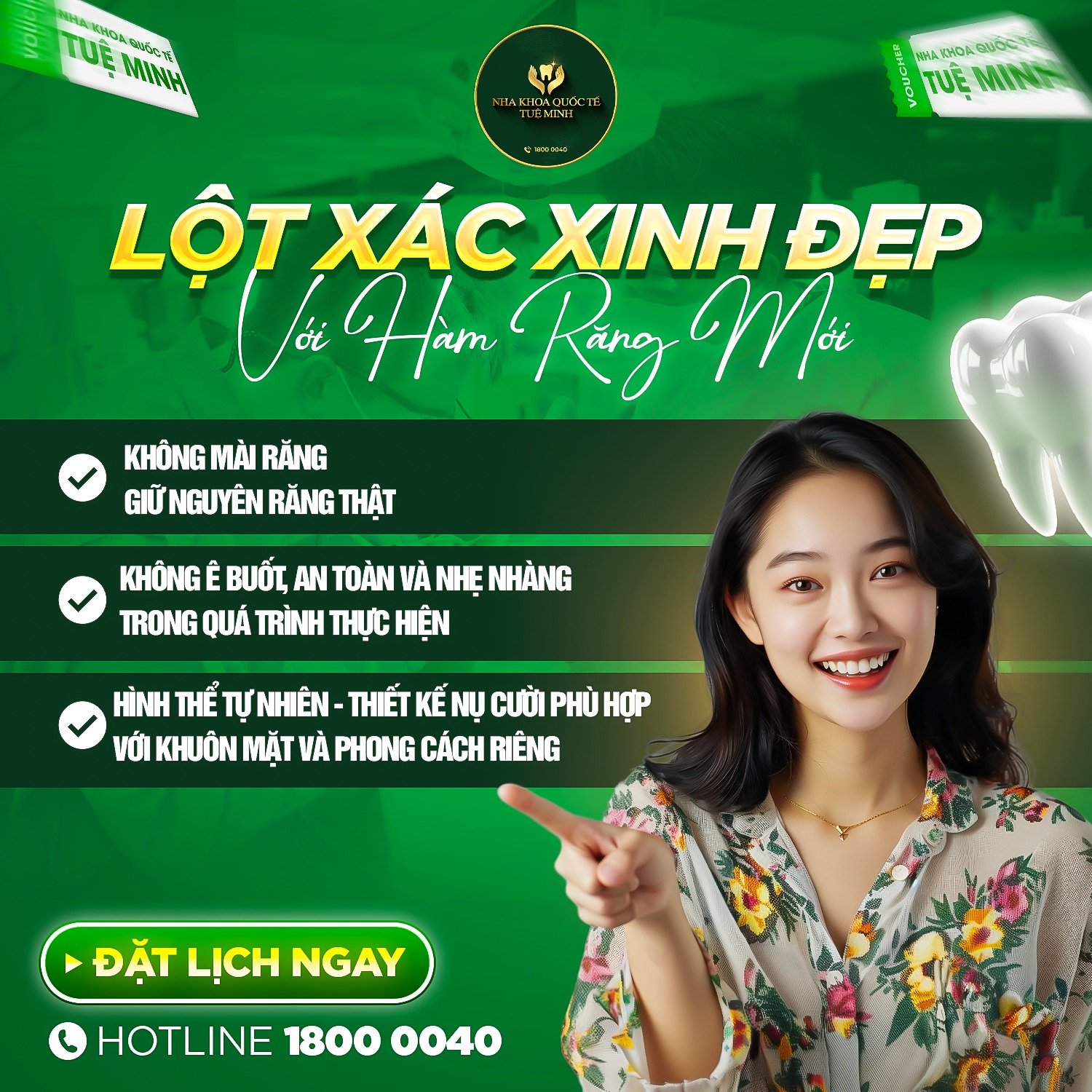 Lột Xác Xinh Đẹp Với Hàm Răng Mới!