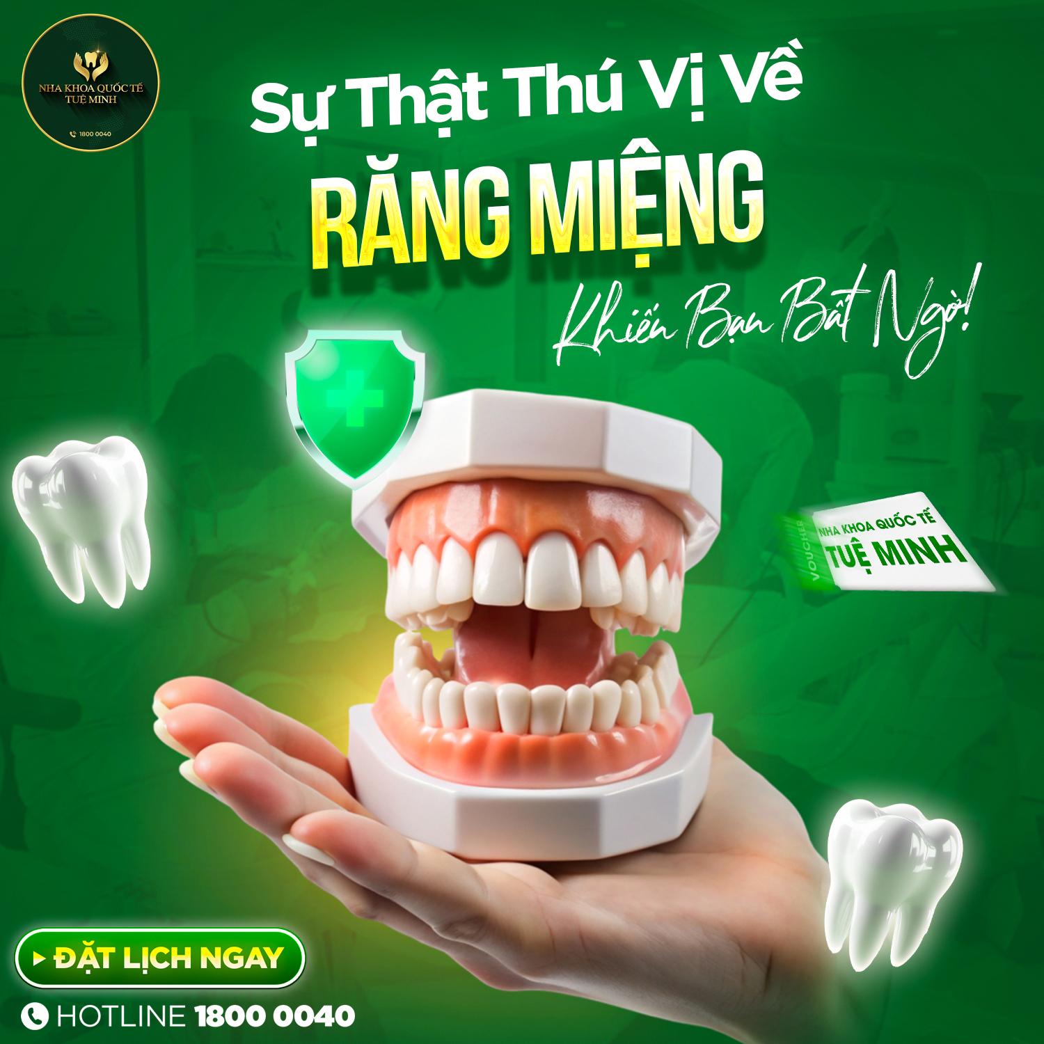 SỰ THẬT THÚ VỊ VỀ RĂNG MIỆNG KHIẾN BẠN BẤT NGỜ