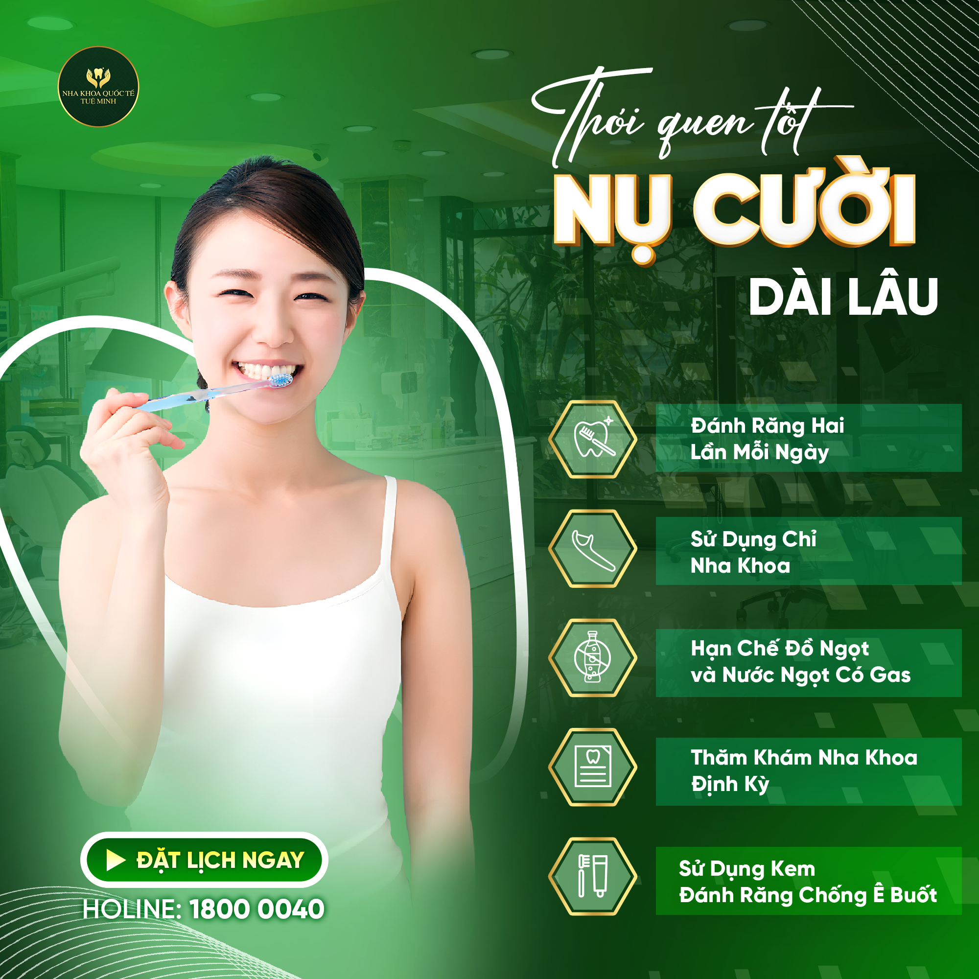 Những Thói Quen Tốt Giúp Bạn Giữ Gìn Nụ Cười Khỏe Mạnh