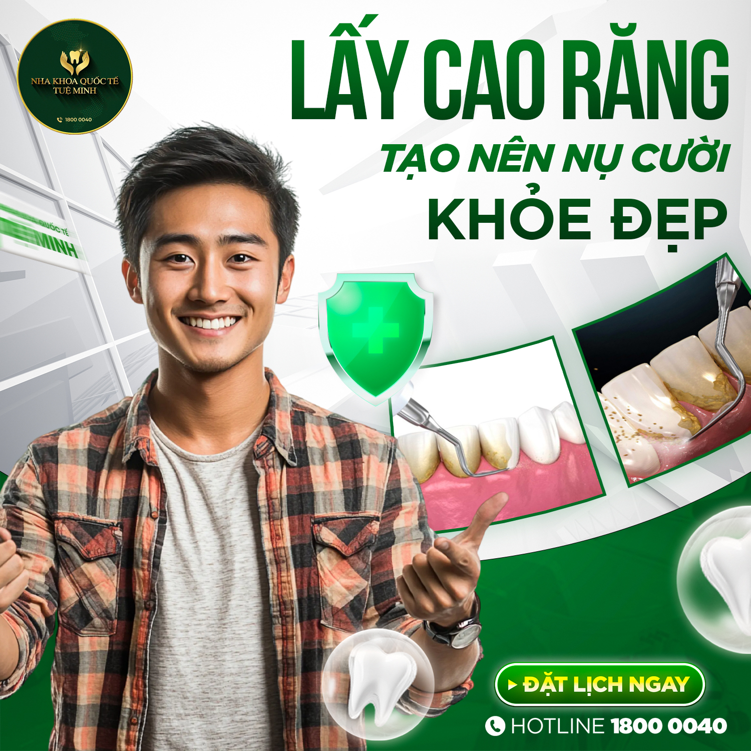 LẤY CAO RĂNG AN TOÀN VÀ HIỆU QUẢ TẠI NHA KHOA QUỐC TẾ TUỆ MINH
