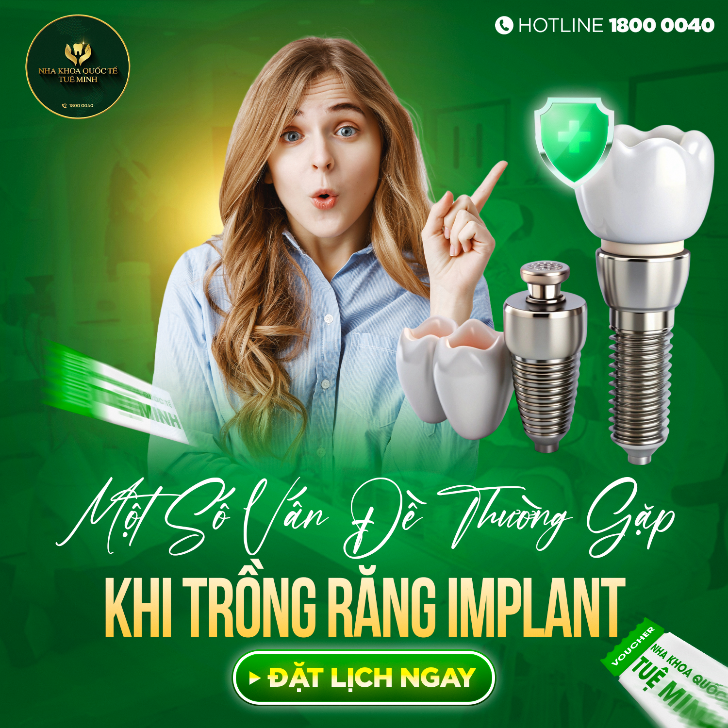 Những Vấn Đề Thường Gặp Khi Trồng Răng Implant