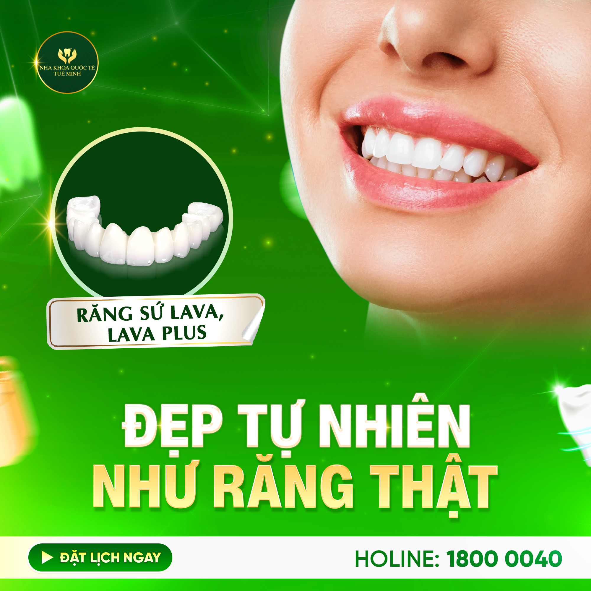 RĂNG SỨ LAVA / LAVA PLUS – CHUẨN THẨM MỸ