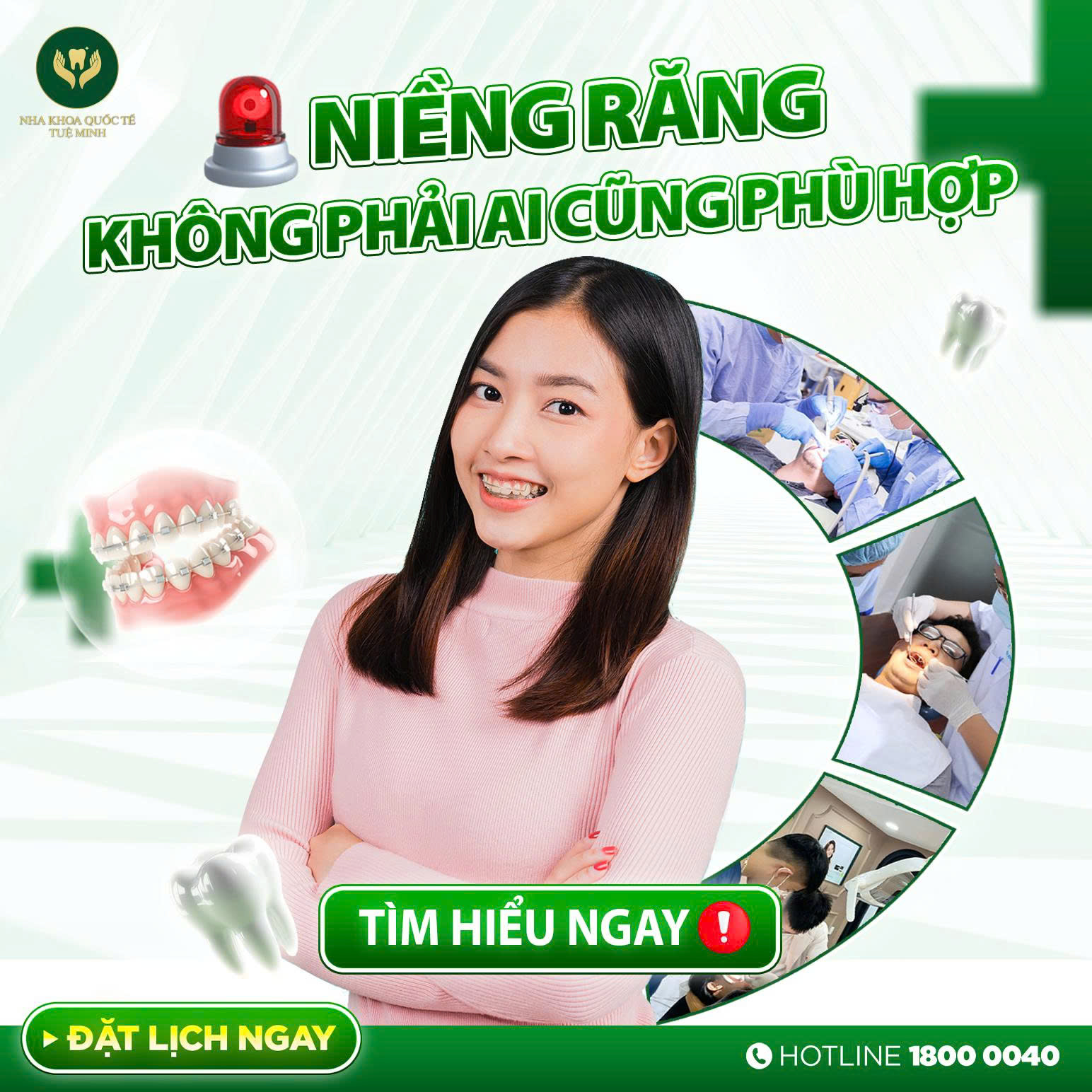 CẢNH BÁO NGUY HIỂM KHI SIẾT RĂNG QUÁ MẠNH TRONG QUÁ TRÌNH NIỀNG RĂNG